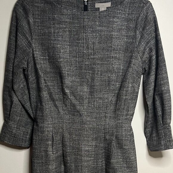 H & M Plaid Tie Dress Size S - Picture 7 of 8